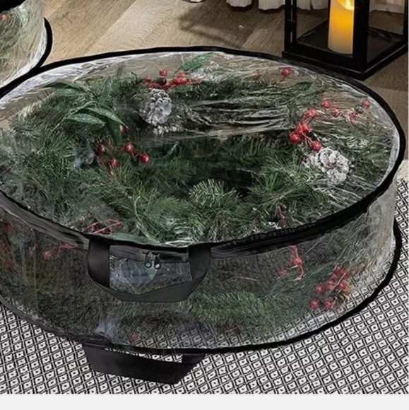 Mainstays 24" x 7.3" Wreath Storage Bag Set of 2 - Picture 9 of 9